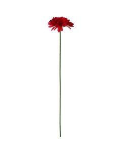 Lule artificiale, GERBERA, polietileni, kuqe, H56 cm