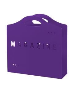 Mbajtëse gazetash dhe revistash DUBAI, metalike, (lejla), 39x10xH39 cm
