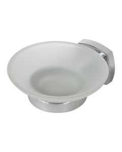 Mbajtese sapuni Q-LINE bronzi dhe xhami