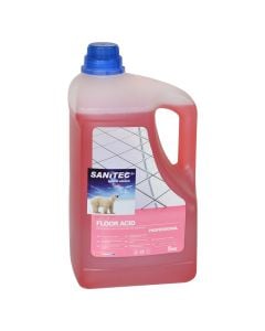 Cleaning detergent, "Sanitec", for floor acid , 5 kg, fragrance, 1 piece