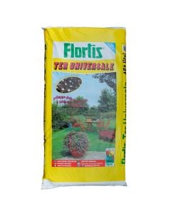 Humus, Flortis, universal për ambjent të brëndshëm dhe të jashtëm, thes/45 l, substrat me cilësi të lartë me perlit për lule dhe bimë
