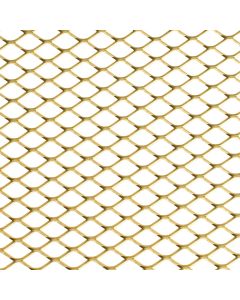 Shaped aluminum sheet 500X200mm networks 10X5,5 X0,8mm