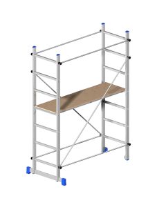 Skelë, Marchetti SUPERMINIO, alumini, lartësia 218 cm,  bazament pune 55x155 cm, pesha max 120 kg