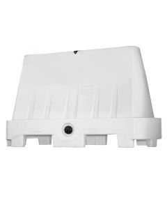 Restrictive barrier, merged, plastic, size 100x40x60cm, white, for temporary works