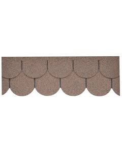 Guttatec biber shingles brown 97, 1pack/3m2