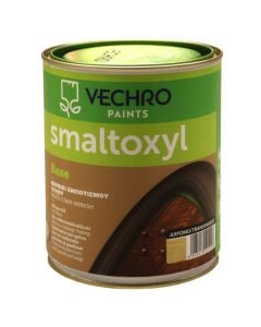 Acrylic wood paint, Vechro Smaltoxyl, transparent color 9, 15-17 m²/lt, 1-2 hours drying time