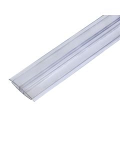 Profil bashkues H, Gutta, PVC, për polikarbonat, 4mm x 6 m