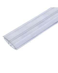 Profil bashkues H, Gutta, PVC, për polikarbonat, 10mm x 6 m