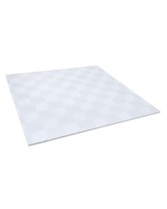 Pllakë dekorative për tavane të varura, 60x60 cm x 7mm, gips, pvc, alumin