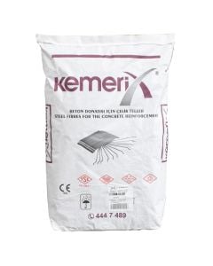 Fibër çeliku, KMX 60, thes/15 kg, për aplikime strukturore për përdorim në beton