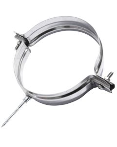 Pipe clamp, stainless, Ø300 mm