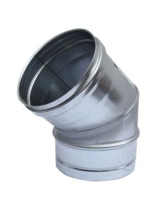 Elbow 45°, zinc plated, Ø150 mm