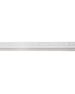 Decorative wall frame, Bovelacci, extruded, 22x80 mm, length 1.25 ml, white