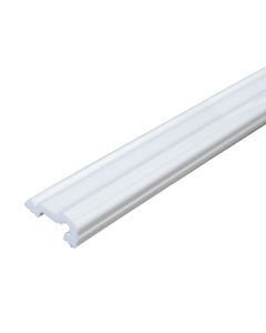 Decorative frame, Bovelacci, extruded, 35x15 mm, length 2 ml, white