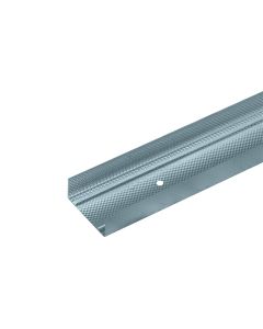 Profile UW, 75x40x3000 mm, thickness 0.5 mm, zinc-plated