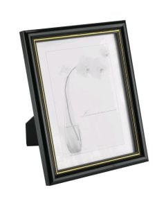 Kornize plastike ngjyre e zeze me shkelqim permase 13*18cm