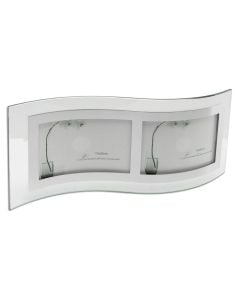 GLASS FRAME WITH STAINLESS STEEL INLAY 2(13*18cm)