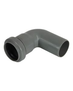 Elbow, polypropylene, Ø40mmx90°, with rubber