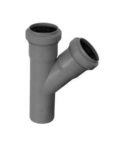 Branch, polypropylene, Ø40mm, with rubber