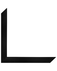 Wooden moulding C 4/1848 black, 3.00 m