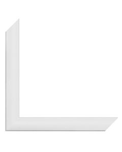 Wooden moulding C 2700white, 2.25 m