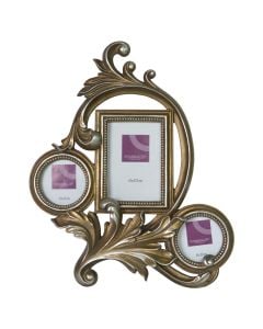 Photo Frame, 3 photo, silver