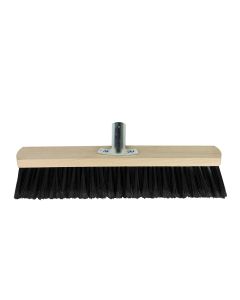Cleaning broom, "Corsia", industrial, wood, 40 cm, beiege, 1 cope