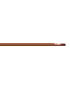 Flexible power cable 1x4mm², Brown color N07V-K, Fire resistant