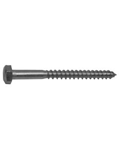 Wood screws hexagonal head, 8x80 DIN571, ZINC