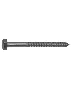 Wood screws hexagonal head, 8x90 DIN571, ZINC