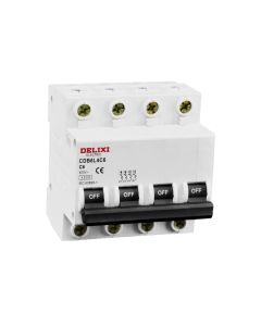 Automat,Nderpreres magneto-termik CDB6L 4P, 6A, Kurba C, 3kA