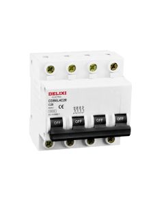 Automat,Nderpreres magneto-termik CDB6L 4P, 20A, Kurba C, 6kA