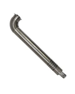 Exhaust pipe for LPG gas heater