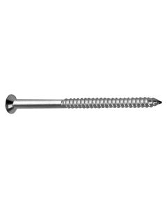 Chipboard screws flat head pozi recess 6x80mm, ZINC