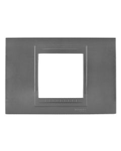 2 mod. Cover frame graphite grey Unica Allegro