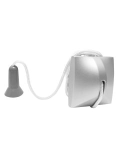 cord switch 250V with pull aluminium Unica Top