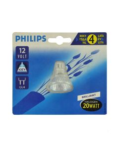 Llampe halogjene dikroike 4 vjet, 12V 20W GU4-MR11 30°