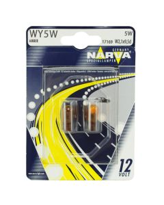 Llamba NARVA, WY5W, 12V, 5W, W2.1X9.5D, AMBER