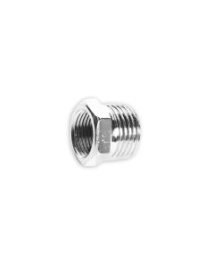 Reduksion i kromuar, 1/2x3/8, M-F