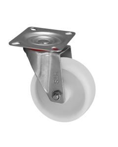 Rrote e rrotullueshme ngjyre e bardhe model Turk,w=10cm, h=12.6cm, pesha mbajtese 75kg