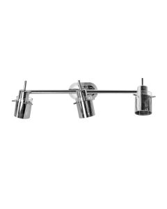 Ndriçues muri spot tek, G9, 3x40W, metal dhe qelq, (ngjyrë kromi)