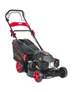 Korrëse bari me benzinë, Farm, FLM461SKM, 4 kohësh, 139 cm³, 46 cm, 25-75 mm, kosh 65 L, 1100 m², me rrota aktive