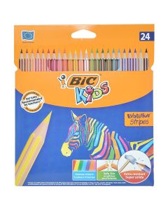 Bojra druri Pasteli Kids Evolution, Bic, 6.9 mm, 24 cope