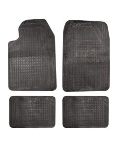 Monaco universal rubber car mats, 4 pc