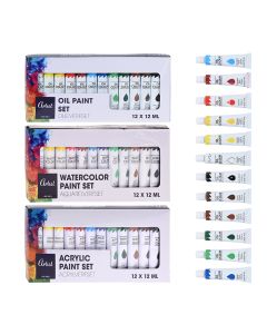 Bojra per piktor, 12x12 ml, miks