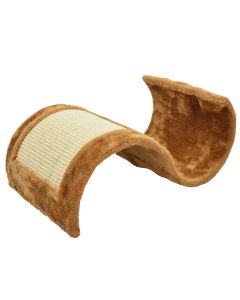Cat scratcher, Trixie, 18x29x50 cm, wavy shape, brown