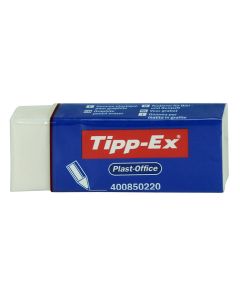 Gomë për laps, Plast-Office, Tipp-Ex, gomë, 6x2x1.5 cm, e bardhë, 1 copë