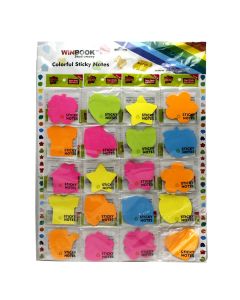 Letër shënimesh, Winbook, colorful 7.6x7.6 cm, 100 copë