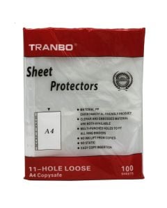 Zarfa plastikë, Tranbo, polipropilen, 30x21 cm, transparente, 100 copë