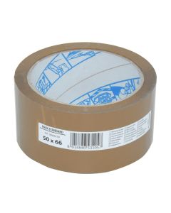 Ngjitës për paketime, Geko, Pack Standard, 50 mm x 66 m, kafe